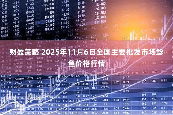 财盈策略 2025年11月6日全国主要批发市场鲶鱼价格行情